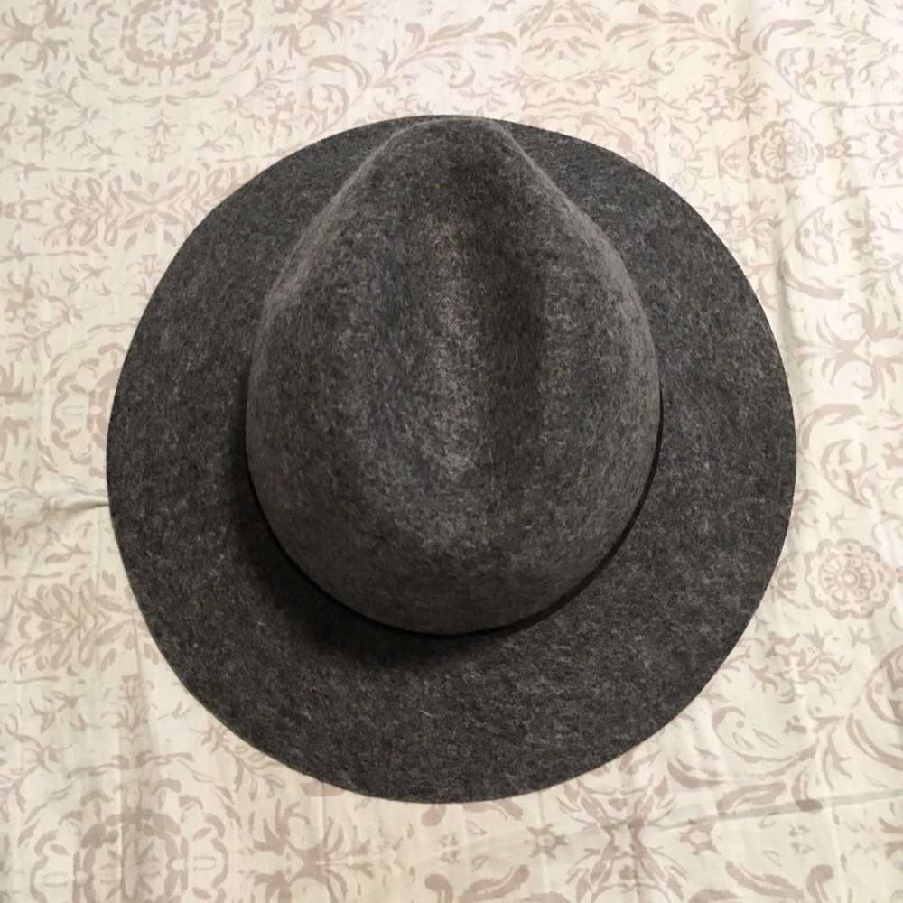 Grey stylish hat